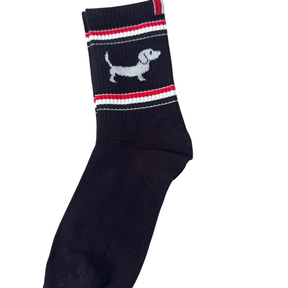 NWT Dachshund Dog Socks Gray, White, and Black Socks Pack of 3 - Picture 5 of 10